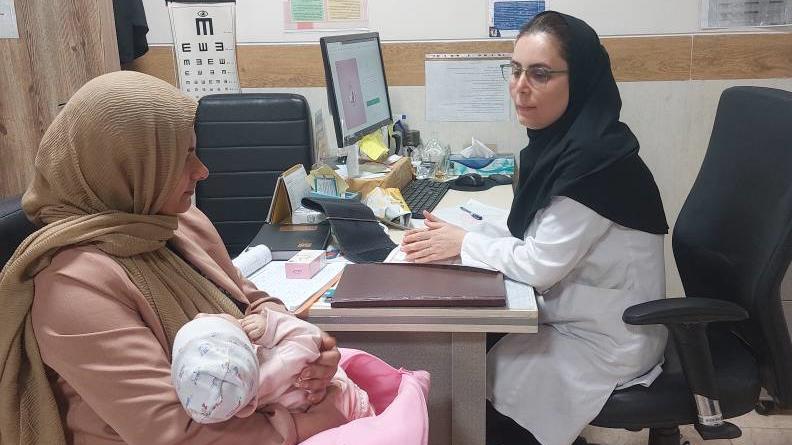 تهیه و تولید محتواهای آموزشی در خصوص برنامه سلامت نوزادان از ابتدای جنگ صهیونی در مرکز بهداشت جنوب تهران